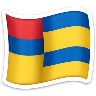 poland ukraine flag sticker