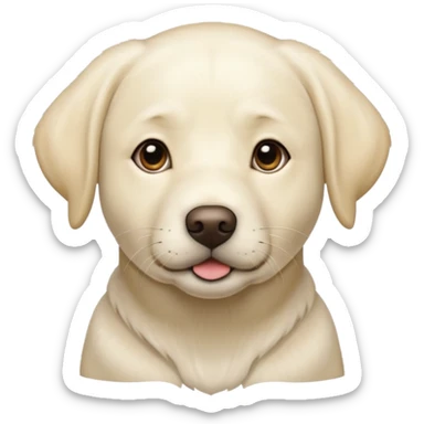 White labrador retriever brian sticker