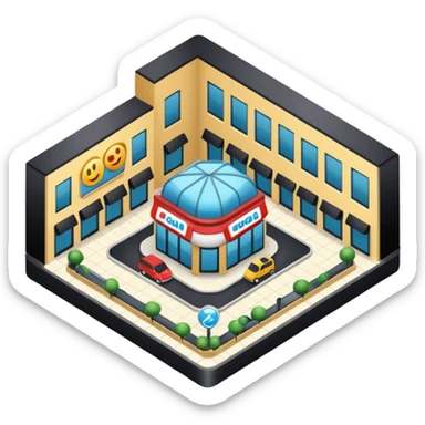 shopping mall sticker