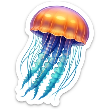 beautiful jellyfish  sticker