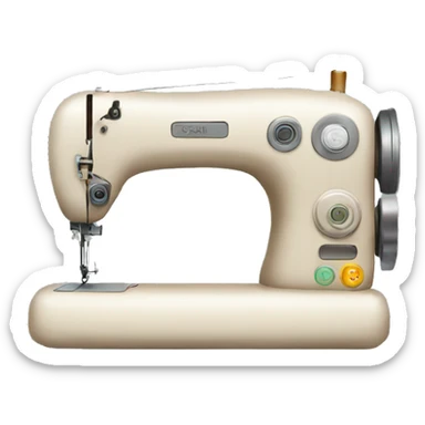 Sewing machine sticker