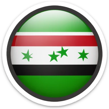 Syrian opposition flag sticker