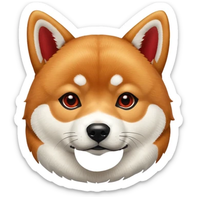 Sinsi köpek sticker