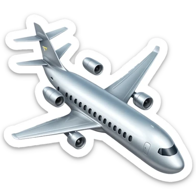 Airplane sticker