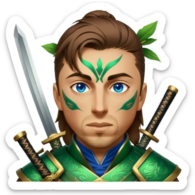 Emerald Samurai sticker
