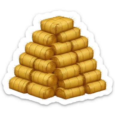 hay pile  sticker