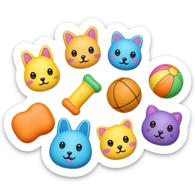pet toys  sticker