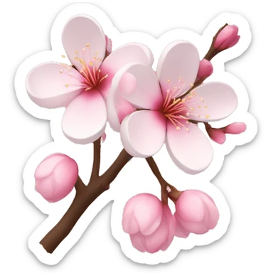 sakura flower sticker