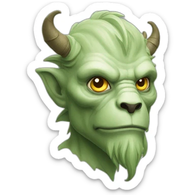 Legendary fantasy creature sticker