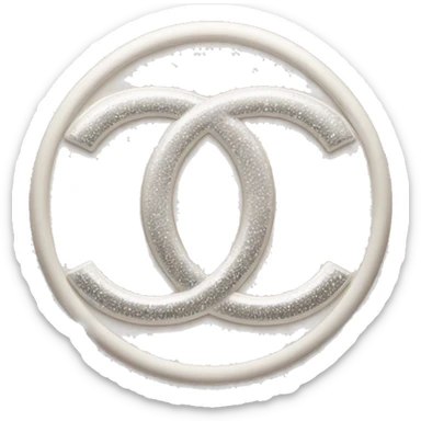 Chanel logo  sticker