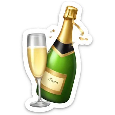 Champagne  sticker