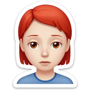 Redness, tired eyes sticker