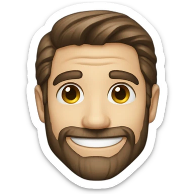 Jake Gyllenhaal creepy smile sticker