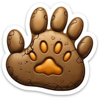 paw print sticker