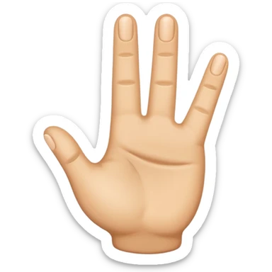 La moite de cette emoji 🫶 sticker