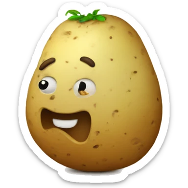 drunk potato sticker