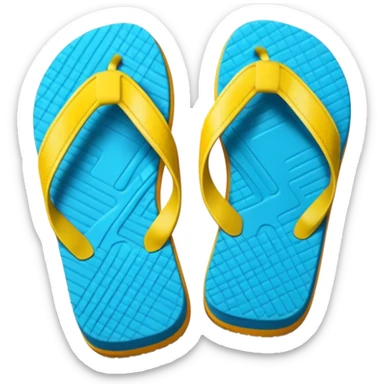 Flip flops sticker