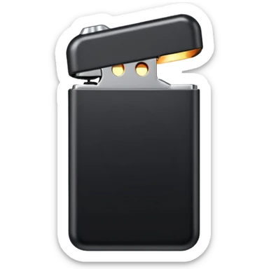 black lighter sticker