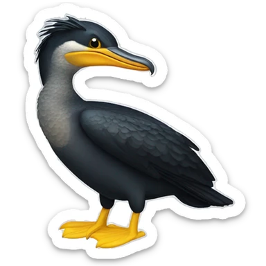 Great cormorant sticker