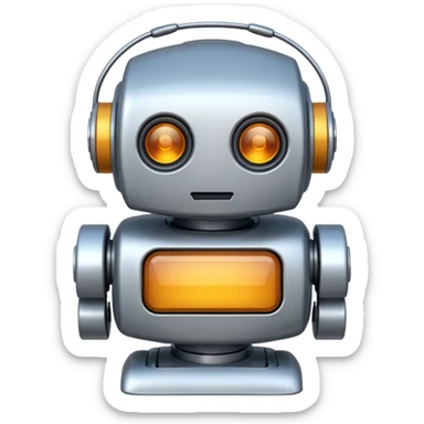 aestetic robot sticker