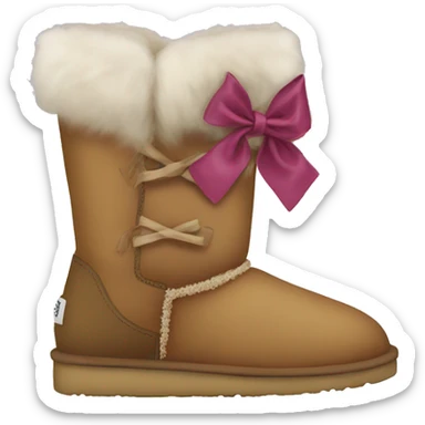 Uggs with bows sticker