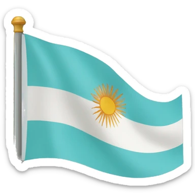 Flag of Córdoba, Argentina sticker