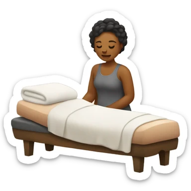 Cozy massage  sticker