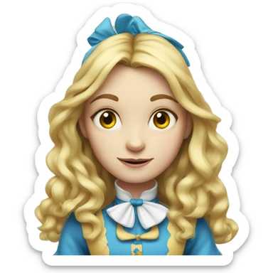 Alice in Wonderland sticker