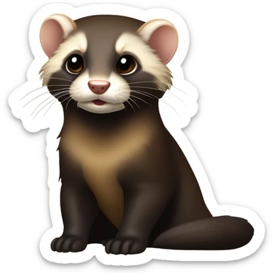 ferret sable mantle sticker