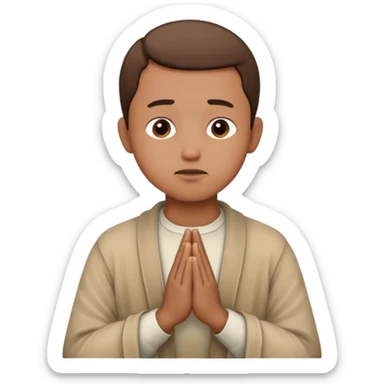 A moslem praying sticker