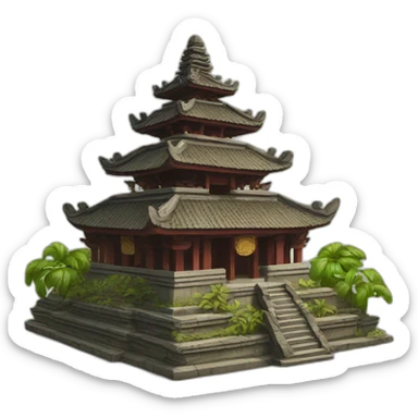 Bali Temple sticker