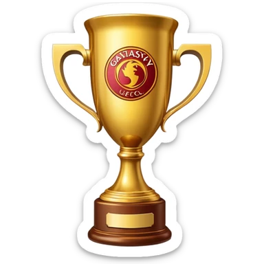 Galatasaray ın aldıgı uefa kupası sticker