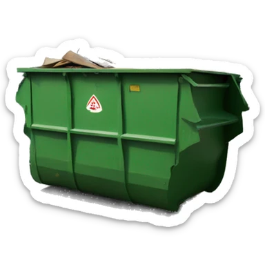 Dumpster fire  sticker