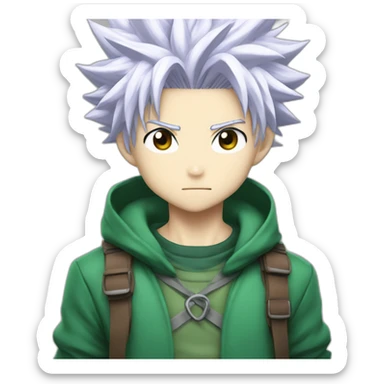 killua hunter x hunter sticker
