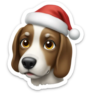 Christmas Dog sticker
