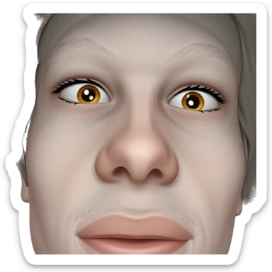 realistic solo boy portrait sticker