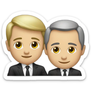 Zelenskyy-and-putin-hugging sticker