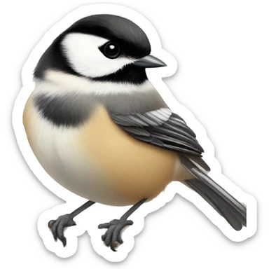 Chickadee sticker