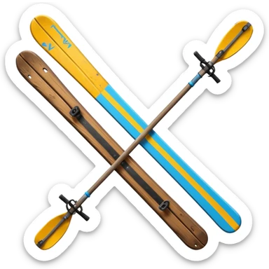 ski equipment  sticker