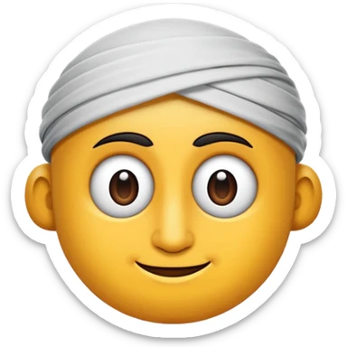 Yuvarlak ince pempe çizgili şeker sticker