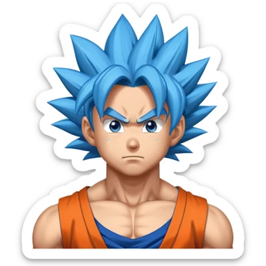 Goku super saiyan blue sticker