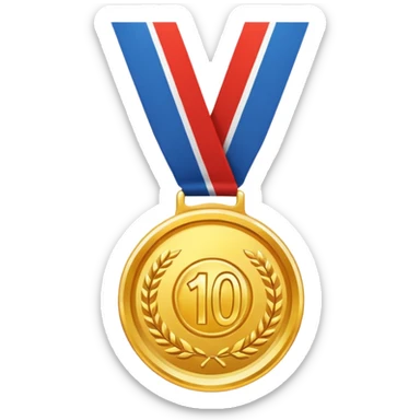 a medal for game application, the user will get when he win his first 100 points.. sticker
