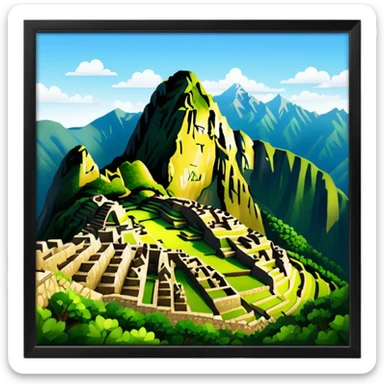 Machu Pichu sticker