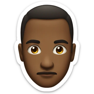 Serious side eye with lips puckering like someone said some bullshit  sticker