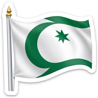 Shahada flag  sticker