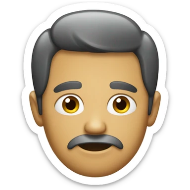 guy saying my bad sticker