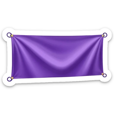 elegant horizontal banner with HEX code #5B2A86 sticker