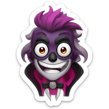 Alastor from hazbin hotel sticker