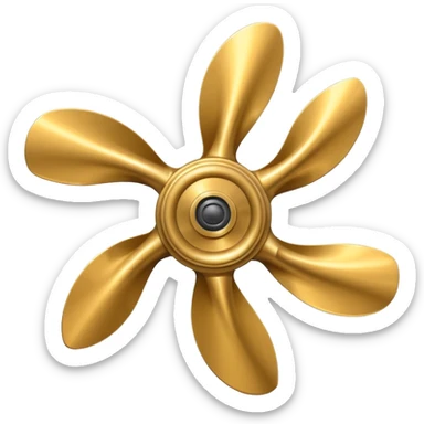 Boat propeller sticker