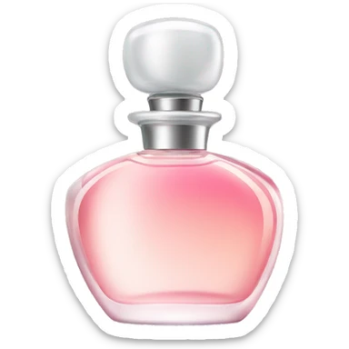 Perfume bottle spraying sticker